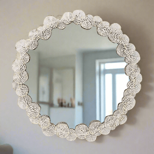 Voyage Maison (Riva Home) Voyage Maison Hand Crafted Mirror Voyage Maison Kora Mirror Antique White Gold