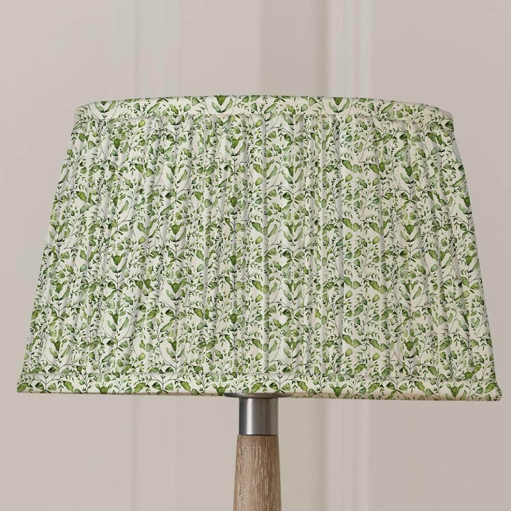 Voyage Maison (Riva Home) Voyage Maison Hand Rolled Shade 20 x 30 x 30cm / Sage Voyage Maison Juna Pleated Tapered Lamp Shade