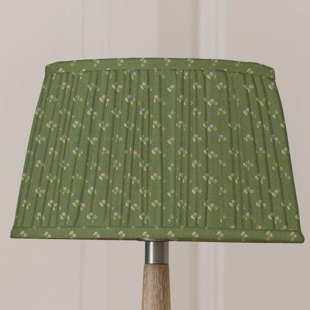 Voyage Maison (Riva Home) Voyage Maison Hand Rolled Shade 20 x 30 x 30cm / Sage Voyage Maison Raja Pleated Tapered Lamp Shade