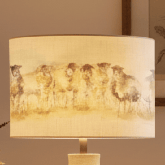 Voyage Maison (Riva Home) Voyage Maison Hand Rolled Shade COMEBY EVA LAMP SHADE LINEN  by Voyage Maison