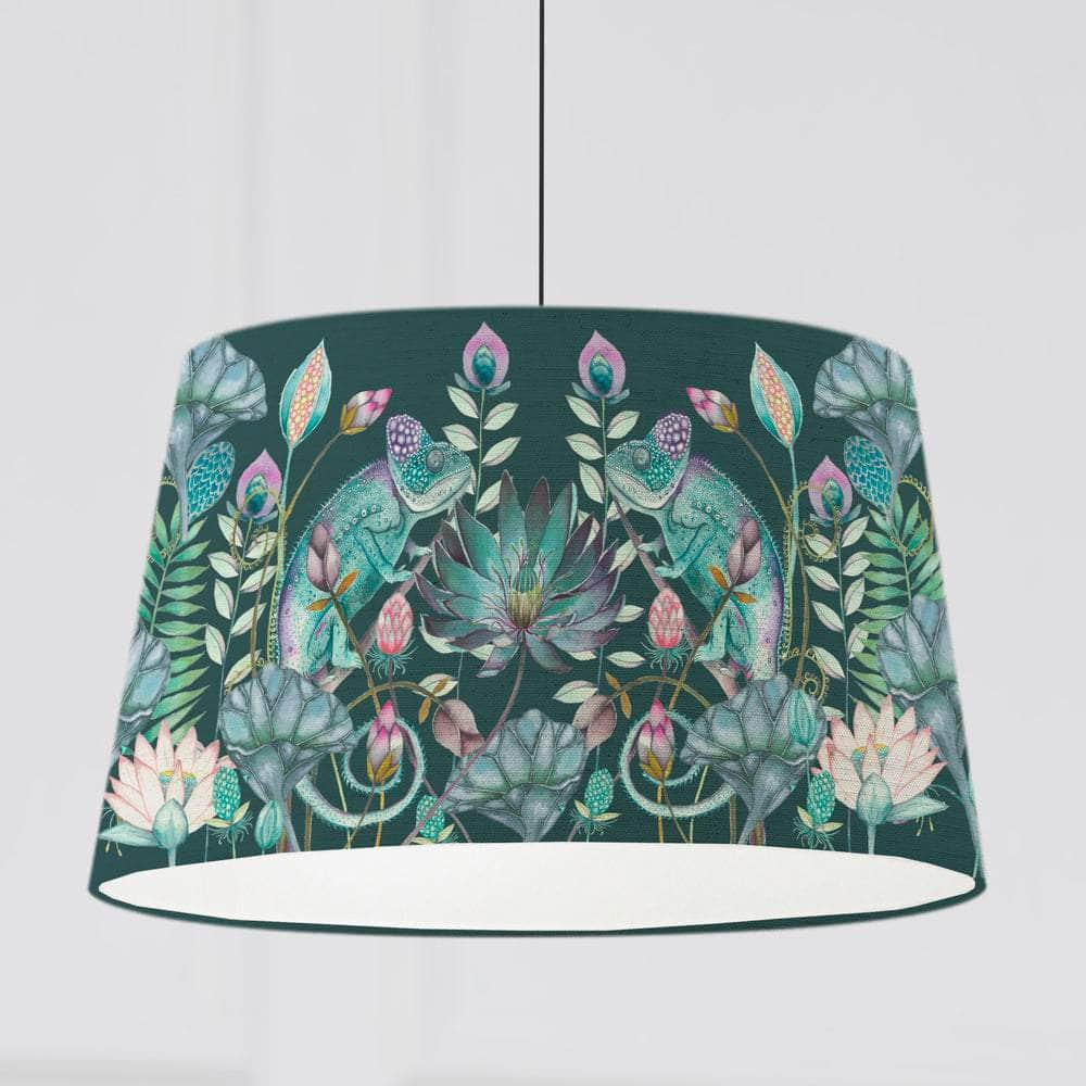 Voyage Maison (Riva Home) Voyage Maison Hand Rolled Shade D46cm Tapered shade (also suit Quintus Lamp Base) Voyage Maison & Marie Burke Osawi Eva Lamp Shade Emerald