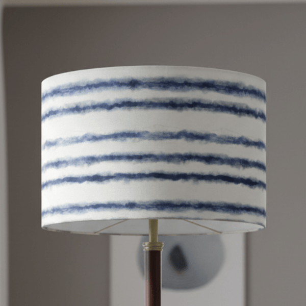 ARATUS TRIPOD FLOOR LAMP WITH MARELLO COBALT SHADE  by Voyage Maison