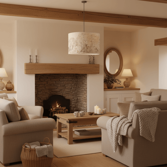 Voyage Maison (Riva Home) Voyage Maison Hand Rolled Shade ENCHANTED FOREST EVA LAMP SHADE FOREST by Voyage Maison