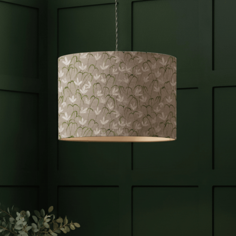 FRESIA EVA PRINTED LAMP SHADE STONE  by Voyage Maison