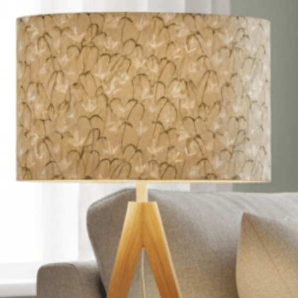 FRESIA EVA PRINTED LAMP SHADE STONE  by Voyage Maison