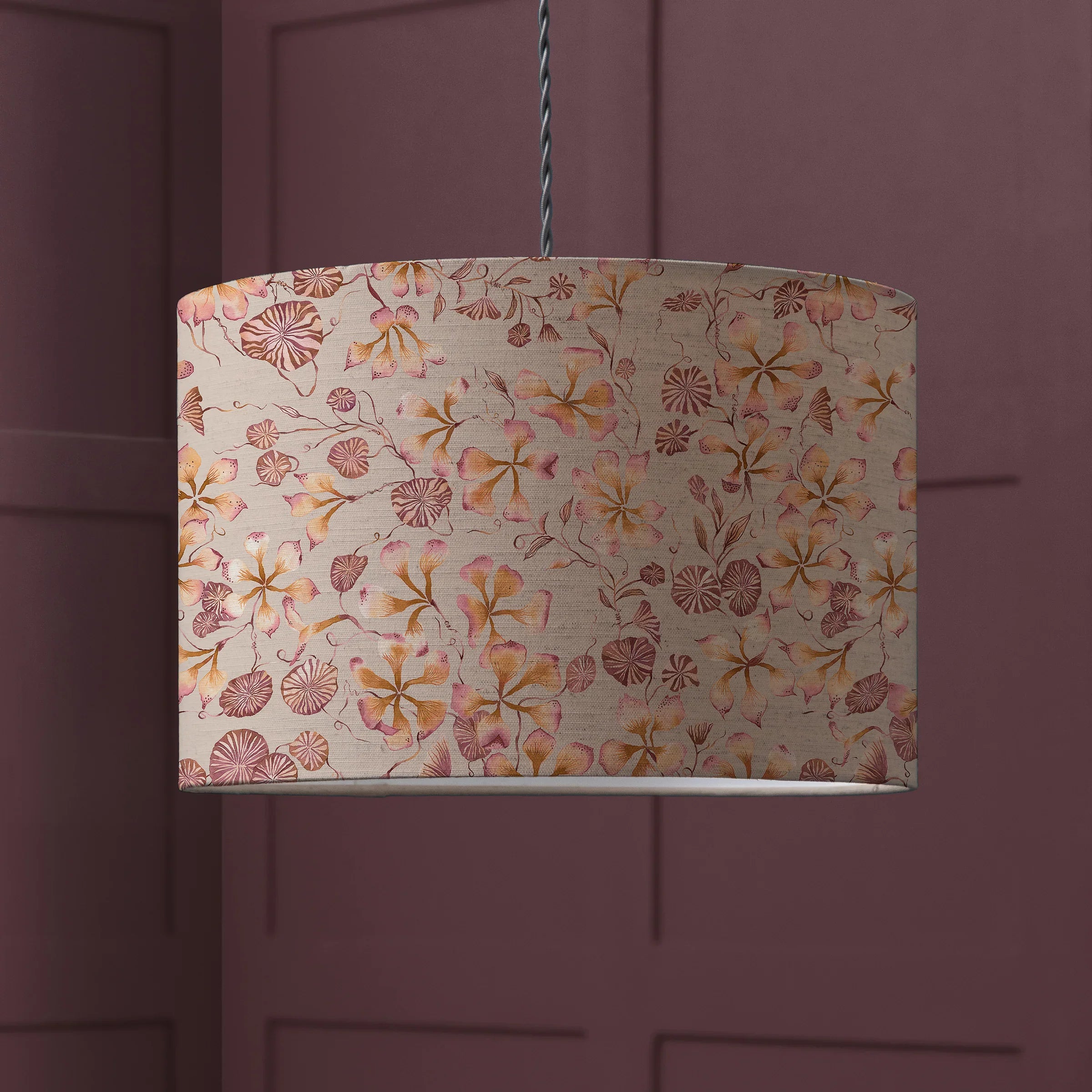 Voyage Maison (Riva Home) Voyage Maison Hand Rolled Shade PHILIPA EVA PRINTED LAMP SHADE IN PRIMROSE by Voyage Maison