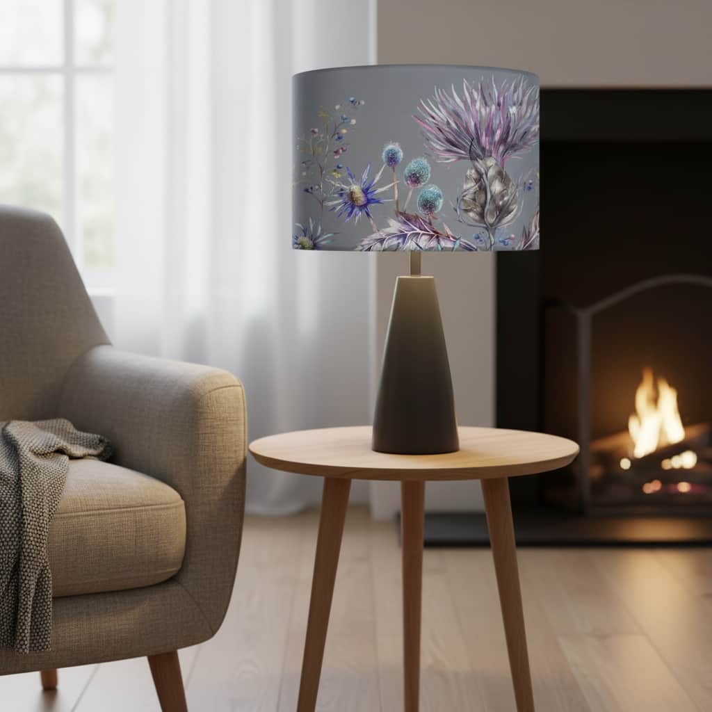 Voyage Maison (Riva Home) Voyage Maison Hand Rolled Shade Sapphire ELYSIUM EVA LAMP SHADE  by Voyage Maison