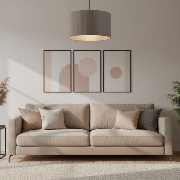 SERENITY EVA LAMP SHADE GRANITE  by Voyage Maison