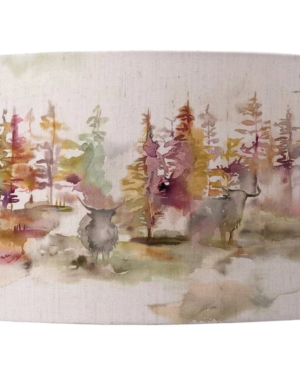 Voyage Maison Caledonian Forest Eva & Kinross 53cm Complete Table Lamp in Mango/Linen