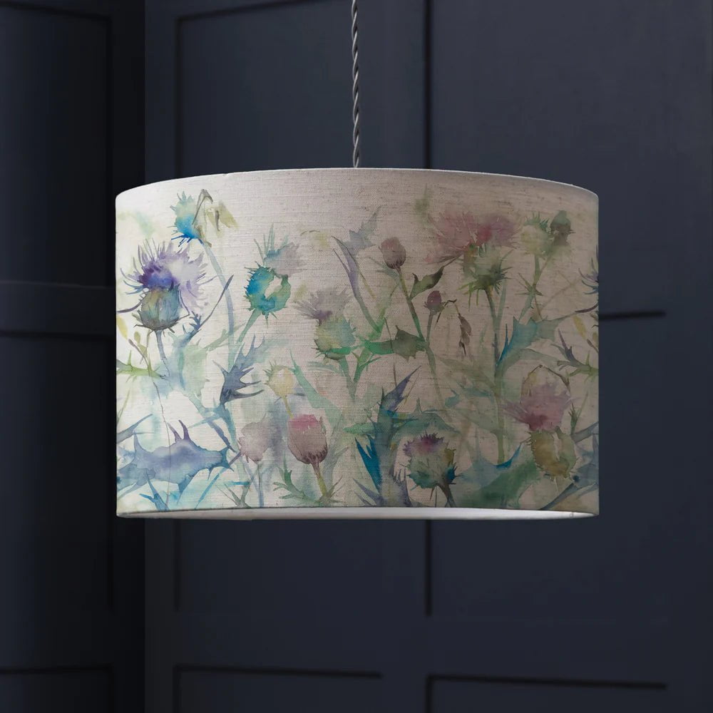 Voyage Maison (Riva Home) Voyage Maison Hand Rolled Shade Voyage Maison Cirsium Eva Lamp Shade in Damson