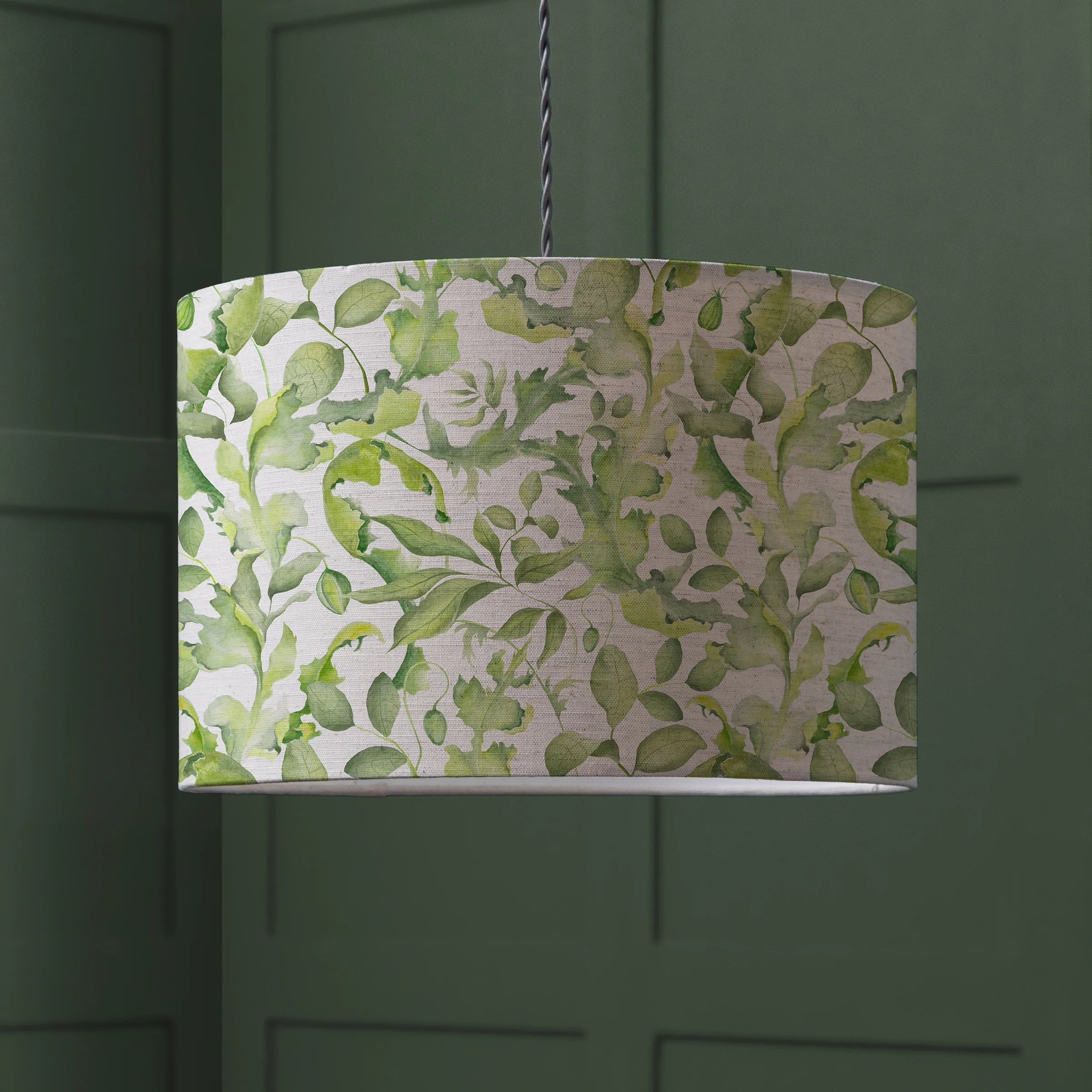 Voyage Maison (Riva Home) Voyage Maison Hand Rolled Shade Voyage Maison Claudia Eva Printed Lamp Shade in Cream