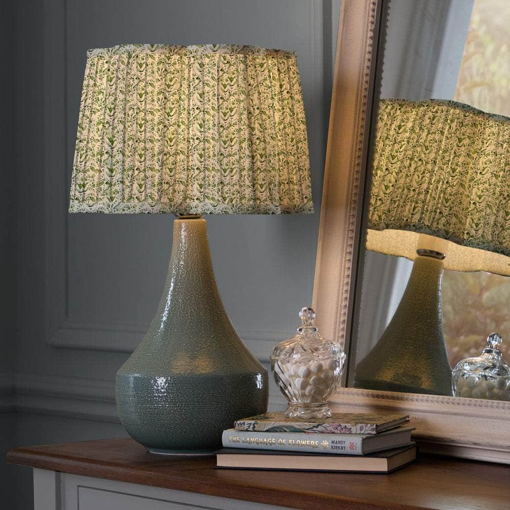 Voyage Maison (Riva Home) Voyage Maison Hand Rolled Shade Voyage Maison Juna Pleated Scalloped Lamp