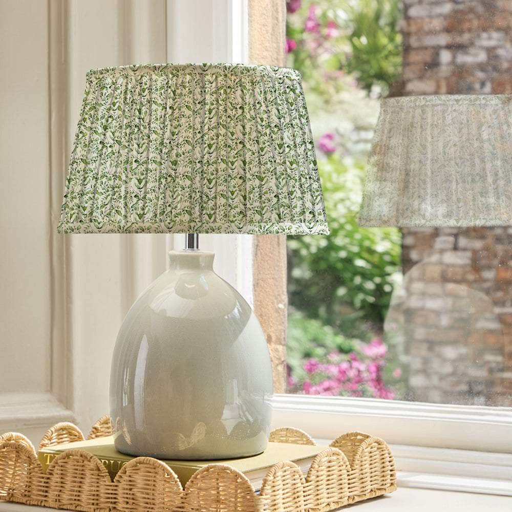 Voyage Maison (Riva Home) Voyage Maison Hand Rolled Shade Voyage Maison Juna Pleated Tapered Lamp Shade