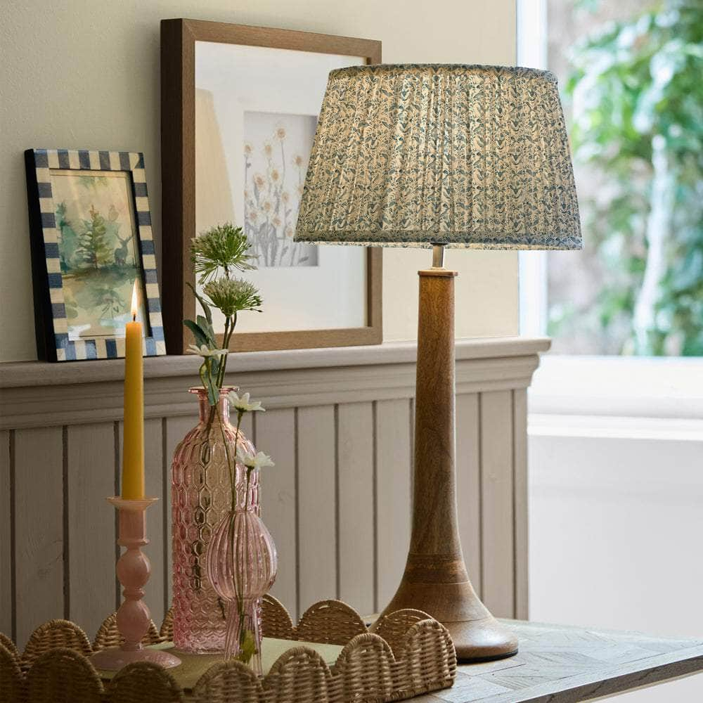 Voyage Maison (Riva Home) Voyage Maison Hand Rolled Shade Voyage Maison Juna Pleated Tapered Lamp Shade