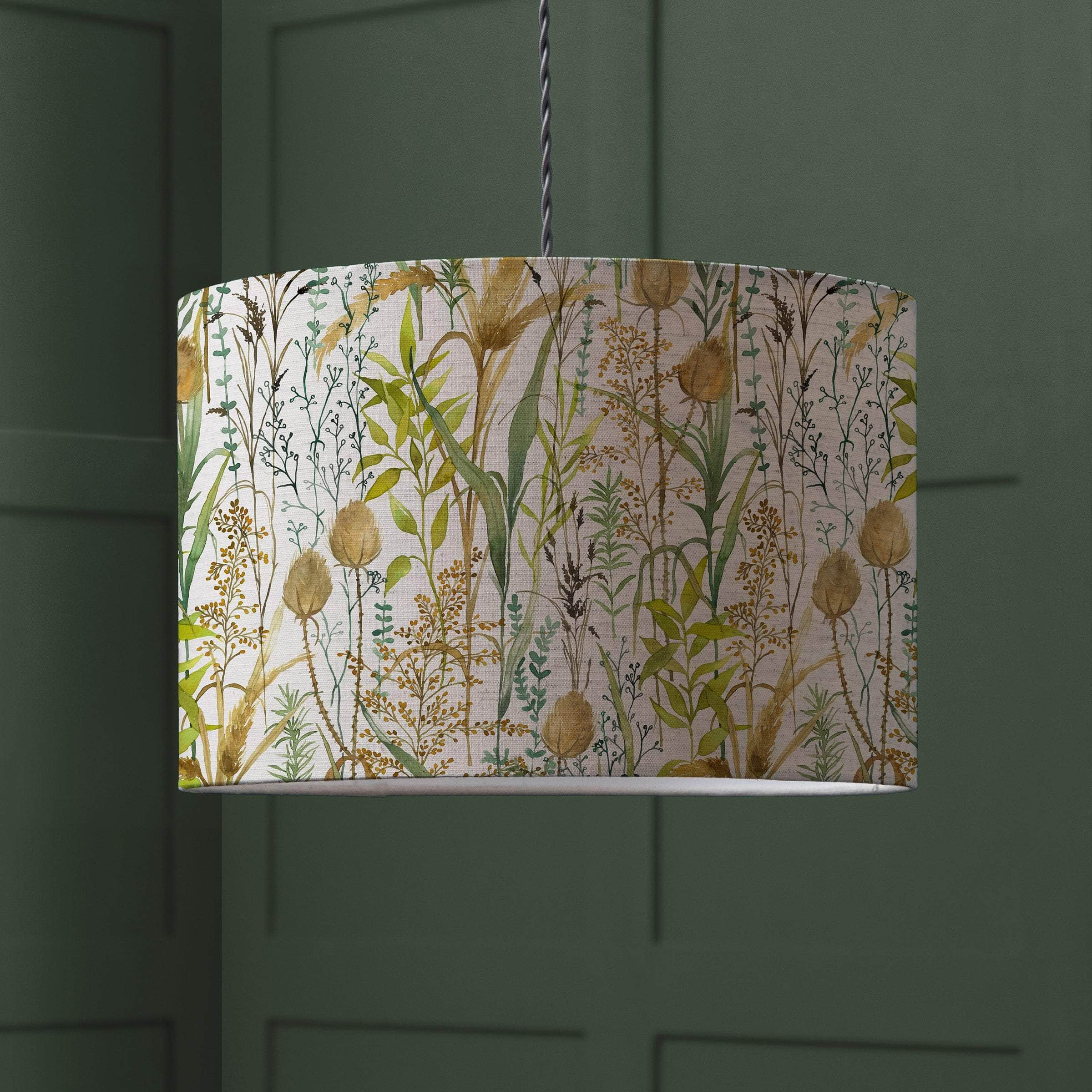 Voyage Maison (Riva Home) Voyage Maison Hand Rolled Shade Voyage Maison Lydiard Eva Printed Lamp Shade Linen