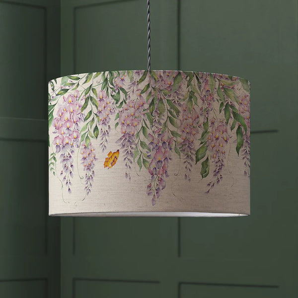 Voyage Maison Mariposa Eva Printed Lamp Shade in Cream