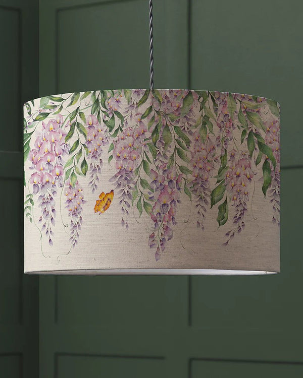Voyage Maison Mariposa Eva Printed Lamp Shade in Cream