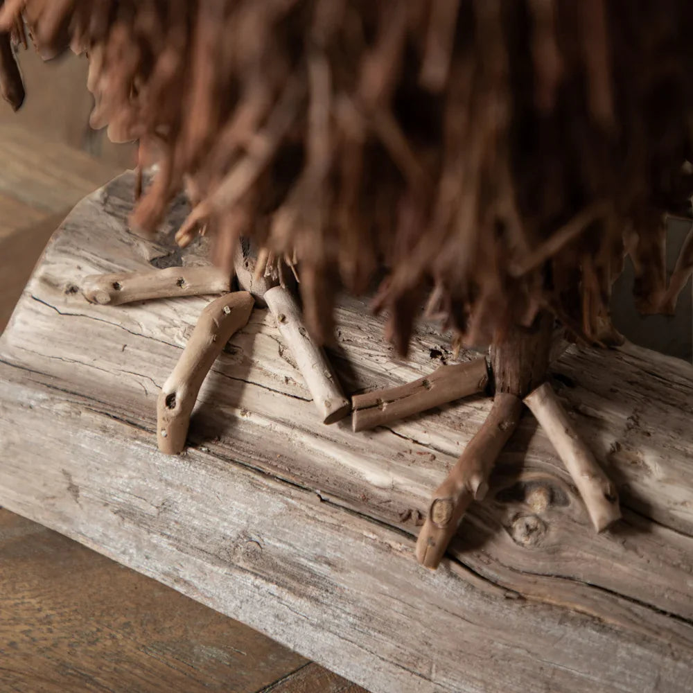 Voyage Maison (Riva Home) Voyage Maison Handmade Designer Art ALFRED STANDING OWL WOODEN SCULPTURE – BROWN by Voyage Maison