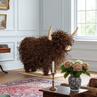 HOWARD HAND-CRAFTED WOODEN SCULPTURE BROWN
by Voyage Maison