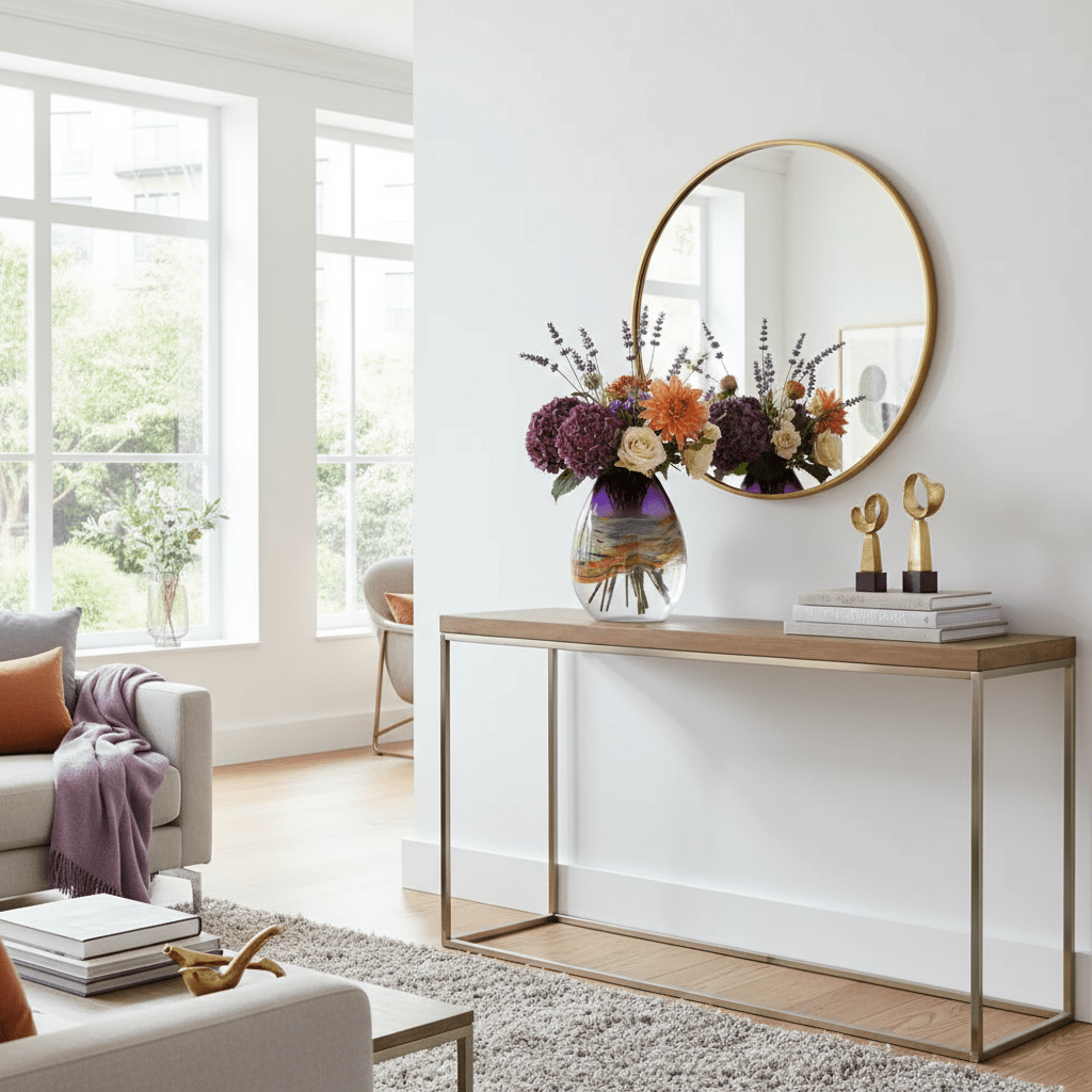 Voyage Maison (Riva Home) Voyage Maison Handmade Designer Art LUCIUS FROSTED HAND-BLOWN VASE – AMETHYST by Voyage Maison