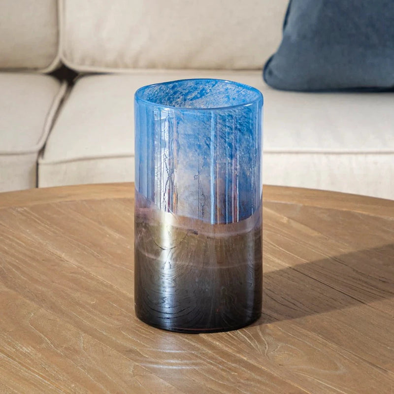 DWALIN HAND-BLOWN VASE – COBALT by Voyage Maison