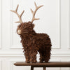 Voyage Maison (Riva Home) Voyage Maison Handmade Designer Art Voyage Maison Stirling Floor Standing Stag Wooden Sculpture