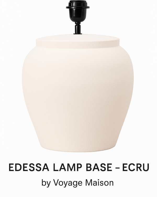 EDESSA LAMP BASE – ECRU by Voyage Maison