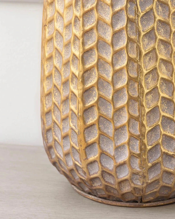 EVANORA LAMP BASE GOLD/WHITEWASH  by Voyage Maison