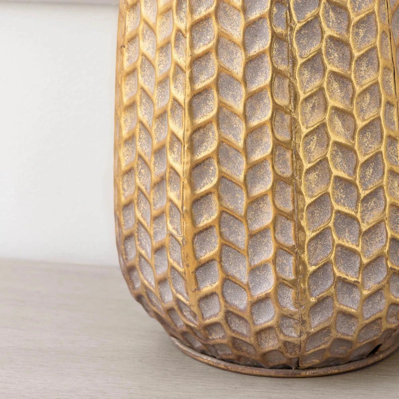 EVANORA LAMP BASE GOLD/WHITEWASH  by Voyage Maison