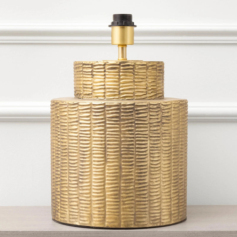 RHIAMON LAMP BASE GOLD  by Voyage Maison