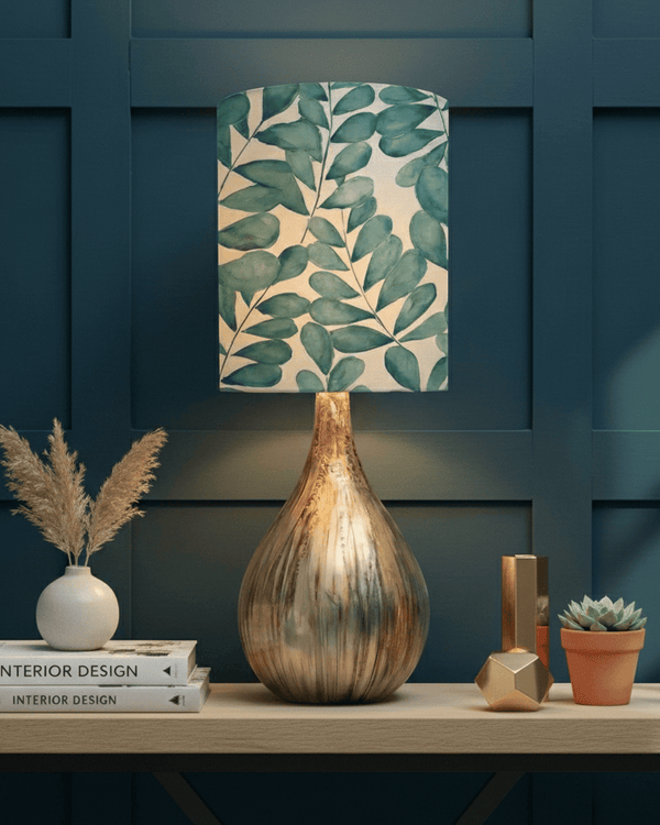 ALLEGRA & ROWAN ANNA COMPLETE TABLE LAMP - AQUA  by Voyage Maison
