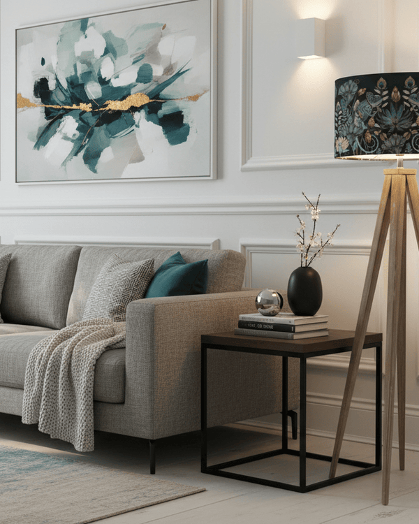 ARATUS TRIPOD FLOOR LAMP WITH OSAWI SHADE by Voyage Maison