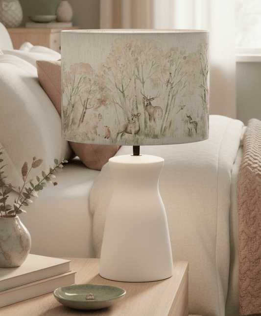 Voyage Maison (Riva Home) Voyage Maison Lamp Bundle ENCHANTED FOREST EVA & ALBURY COMPLETE TABLE LAMP ECRU/FOREST by Voyage Maison