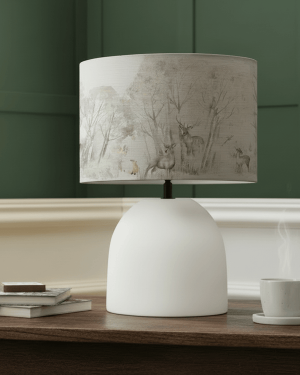 ENCHANTED FOREST EVA LAMP SHADE & LARISSA BASE  by Voyage Maison