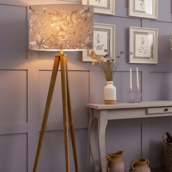 Floella Eva & Aratus Complete Floor Lamp in Viola Bundle by Voyage Maison