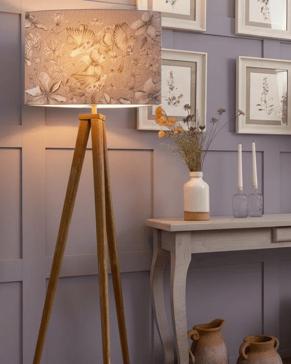 Floella Eva & Aratus Complete Floor Lamp in Viola Bundle by Voyage Maison