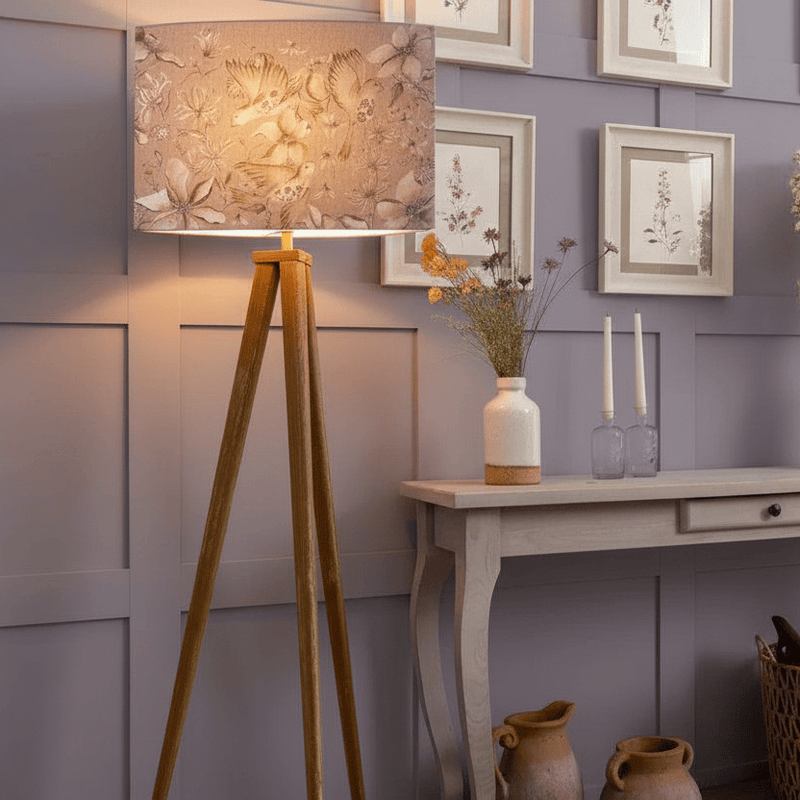 Floella Eva & Aratus Complete Floor Lamp in Viola Bundle by Voyage Maison