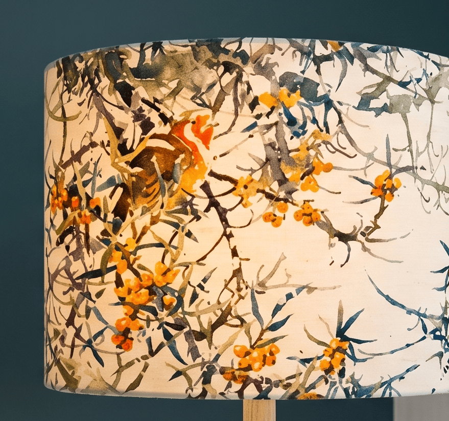 Voyage Maison (Riva Home) Voyage Maison Lamp Bundle HAZELDENE AMBER SHADE & SOLENSIS GREY FLOOR LAMP BUNDLE by Voyage Maison