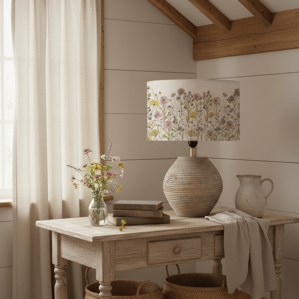 Voyage Maison (Riva Home) Voyage Maison Lamp Bundle MEDMERRY EVA & CERYS COMPLETE TABLE LAMP – WHITE SAND / LINEN  by Voyage Maison