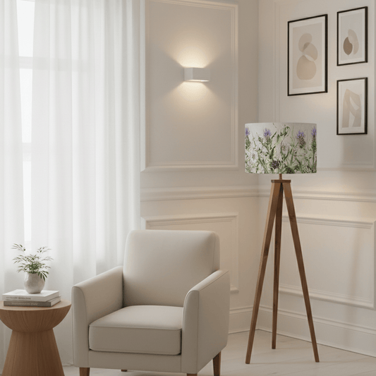 Voyage Maison (Riva Home) Voyage Maison Lamp Bundle Nut ARATUS TRIPOD FLOOR LAMP WITH PENTON DAMSON SHADE by Voyage Maison