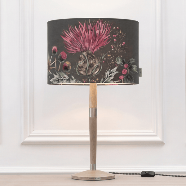 SOLENSIS LARGE LAMP BASE GREY & ELYSIUM EVA SHADE BUNDLE  by Voyage Maison