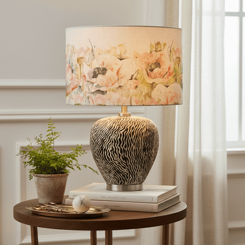 PAPAVERA SWEETPEA EVA & ALCINA TABLE LAMP BUNDLE by Voyage Maison