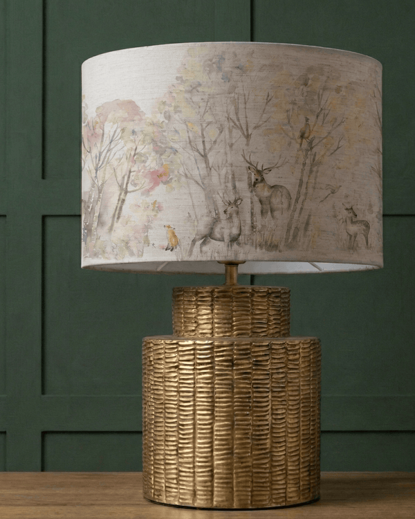 RHIAMON LAMP BASE & ENCHANTED FOREST EVA SHADE by Voyage Maison
