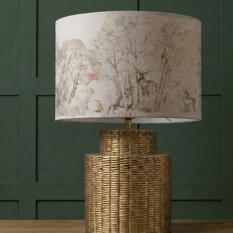 RHIAMON LAMP BASE & ENCHANTED FOREST EVA SHADE by Voyage Maison