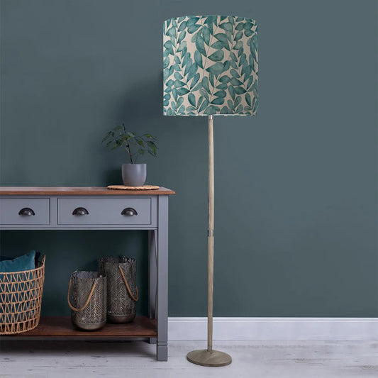 Voyage Maison (Riva Home) Voyage Maison Lamp Bundle Rowan Anna & Solensis Complete Floor Lamp Grey/Aqua