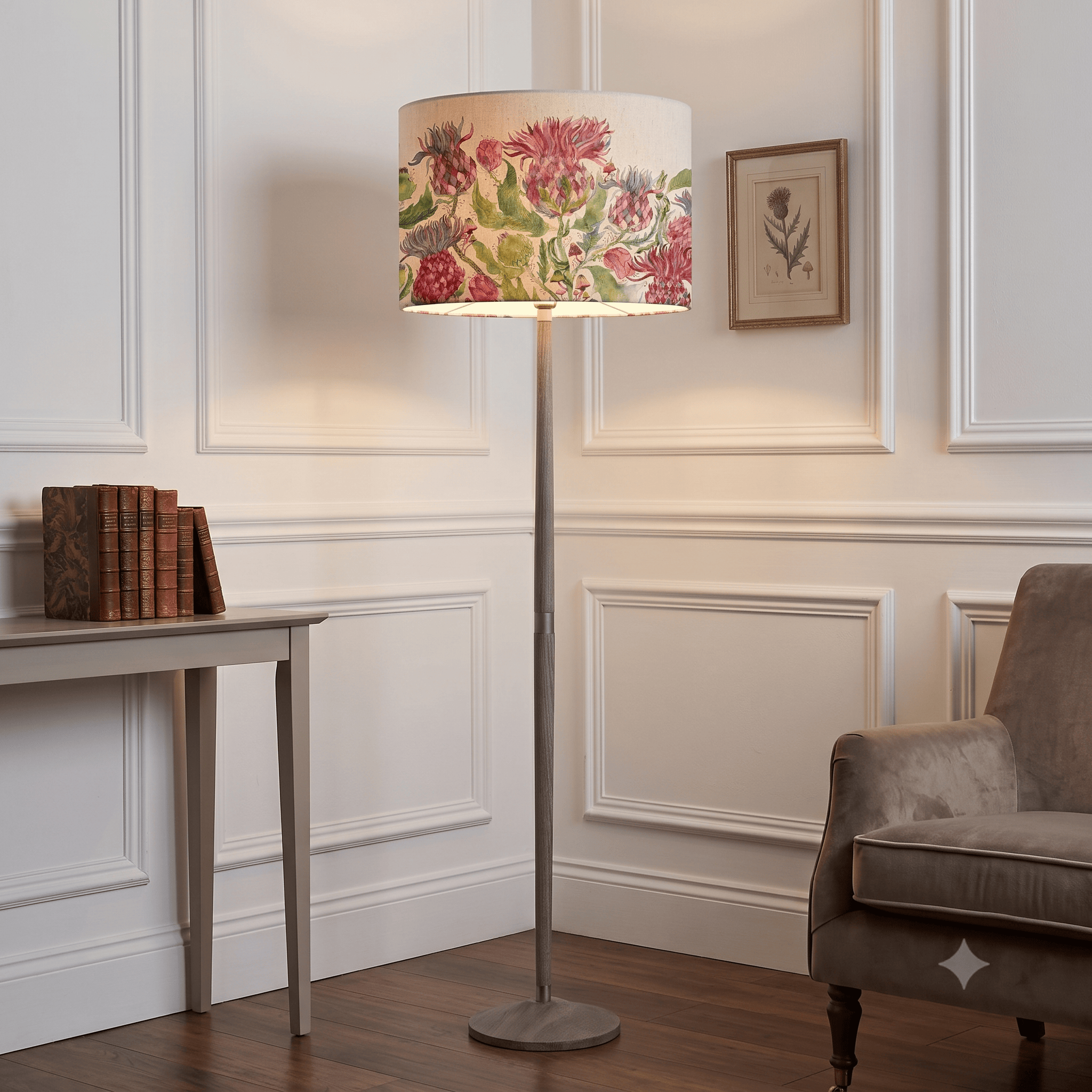 Voyage Maison (Riva Home) Voyage Maison Lamp Bundle SOLENSIS FLOOR LAMP & FAIRYTALE BRISTLES SHADE BUNDLE  by Voyage Maison