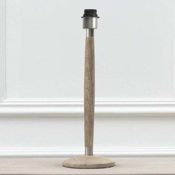 SOLENSIS MEDIUM LAMP BASE GREY & ARLEY PERIDOT SHADE BUNDLE by Voyage Maison