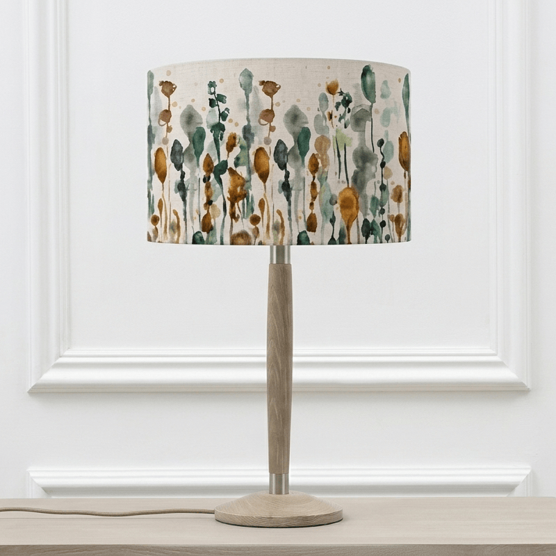 Voyage Maison (Riva Home) Voyage Maison Lamp Bundle SOLENSIS MEDIUM LAMP BASE GREY & ARLEY PERIDOT SHADE BUNDLE by Voyage Maison