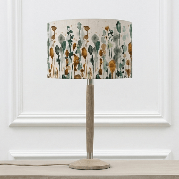 SOLENSIS MEDIUM LAMP BASE GREY & ARLEY PERIDOT SHADE BUNDLE by Voyage Maison
