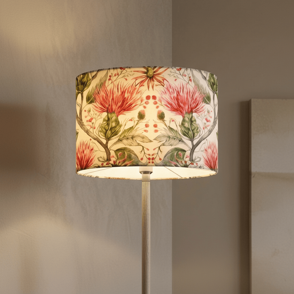 Voyage Maison (Riva Home) Voyage Maison Lamp Bundle VARYS RUSSET SHADE & SOLENSIS GREY FLOOR LAMP BUNDLE by Voyage Maison
